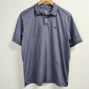 Tommy Bahama Polo Shirt Men Small Blue Collared Marlin Casual Short Sleeve